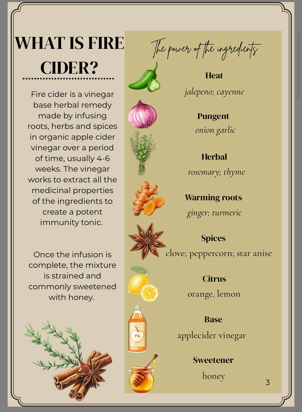 Complete Fire Cider recipe guide PDF